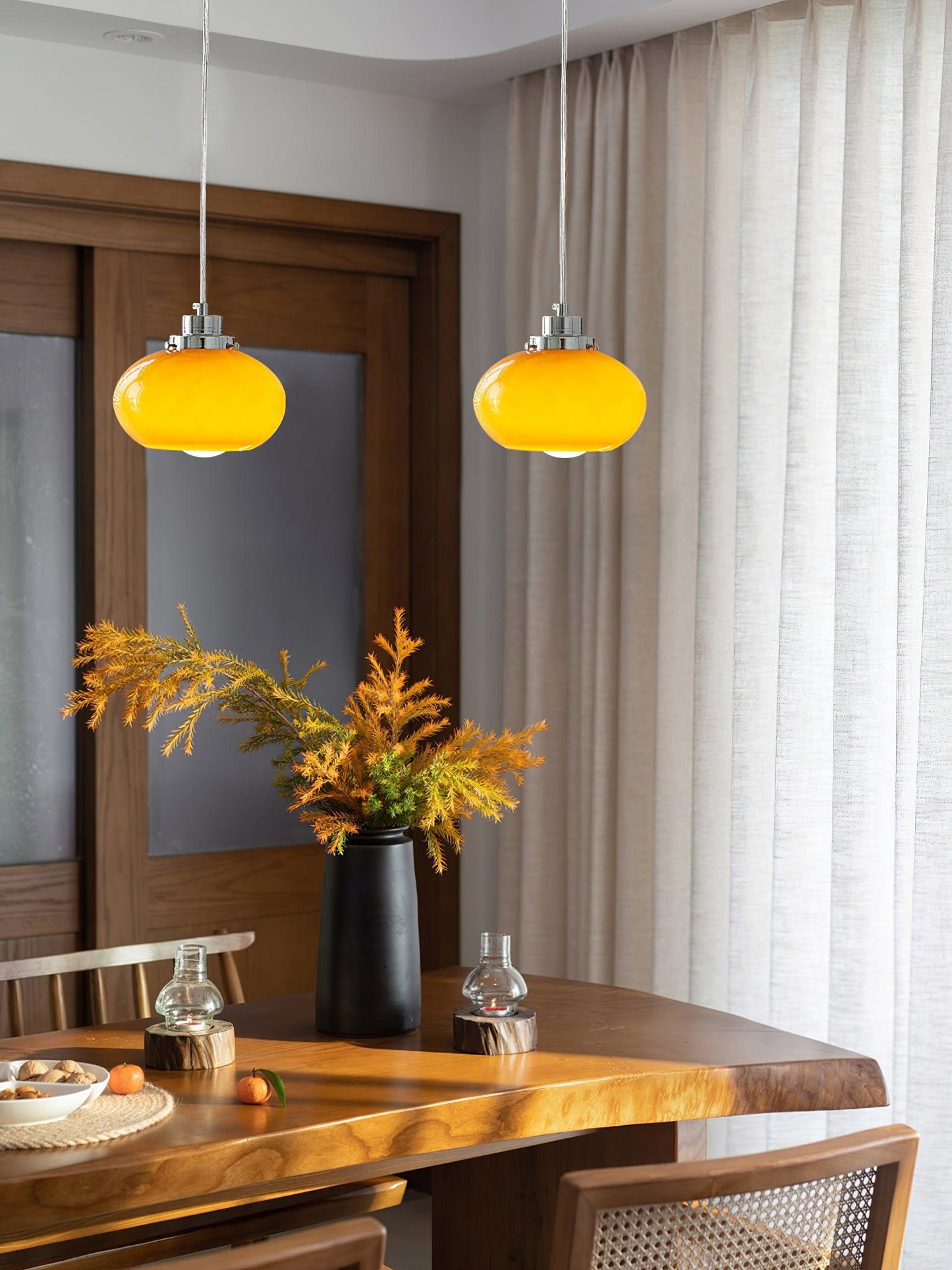 Oval Persimmon Droplight Pendant Light