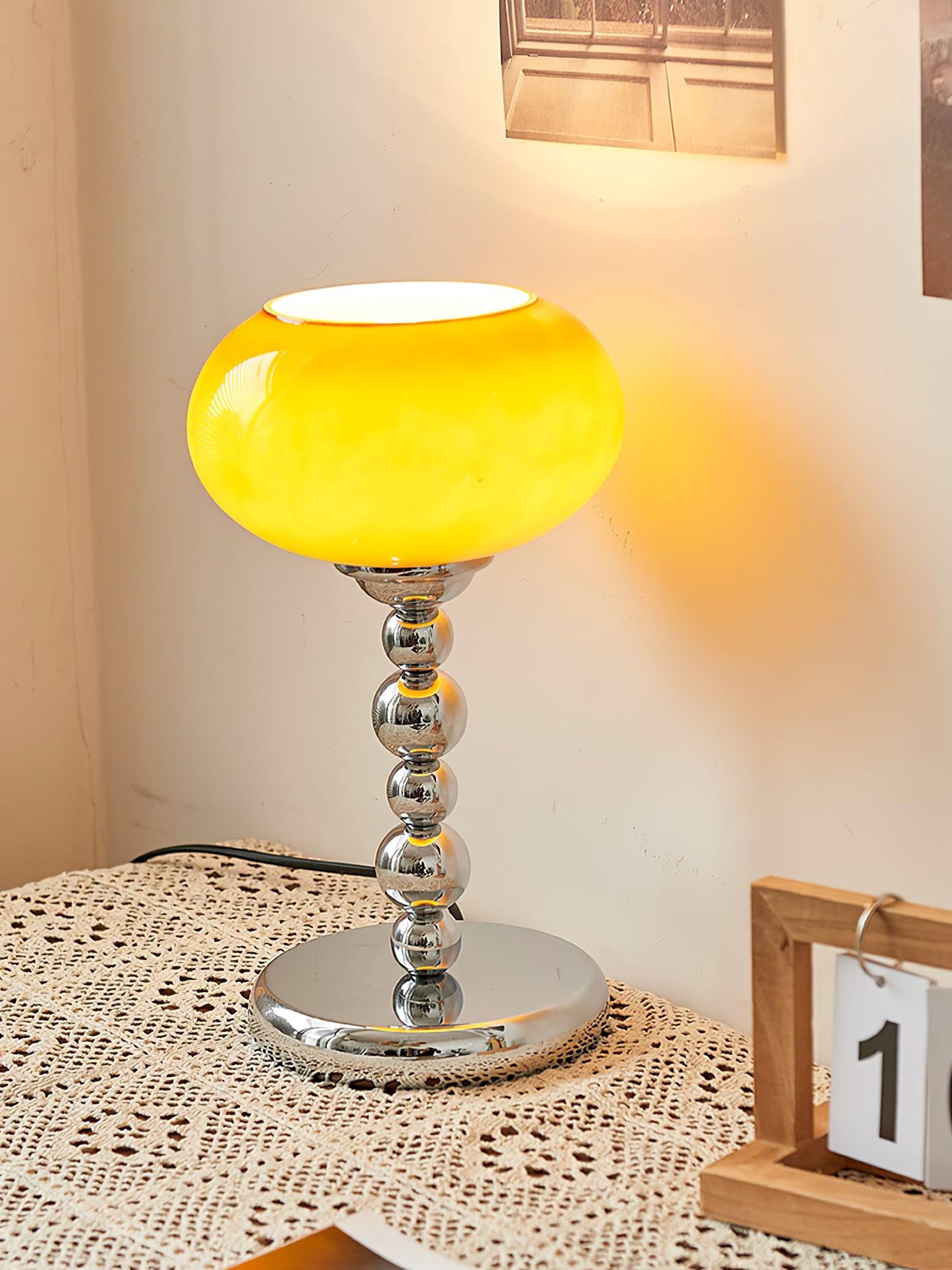 Oval Persimmon Task lamp Table Light