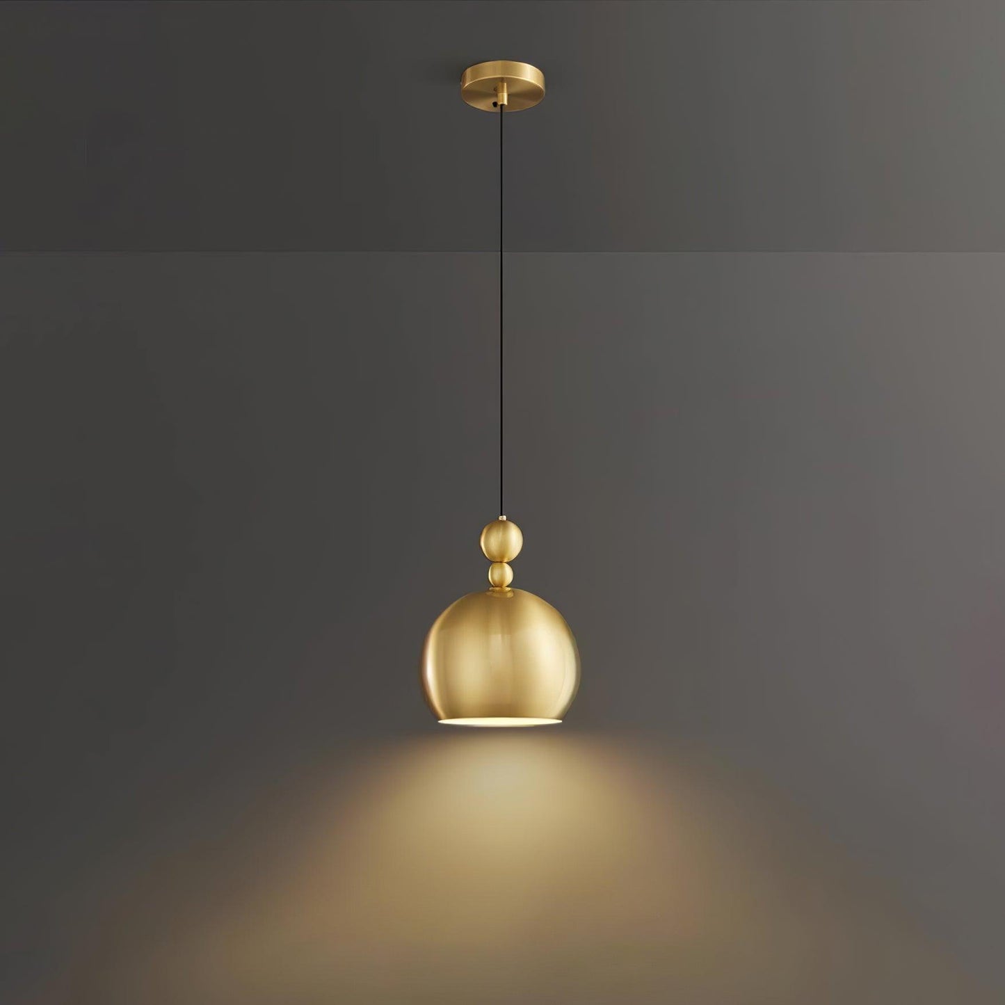 Palla Brass Droplight Pendant Lamp