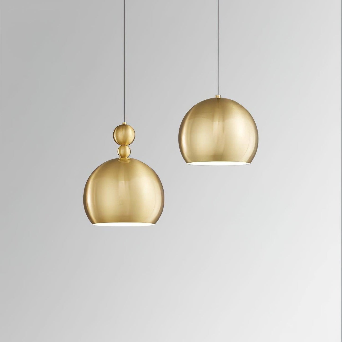 Palla Brass Droplight Pendant Lamp