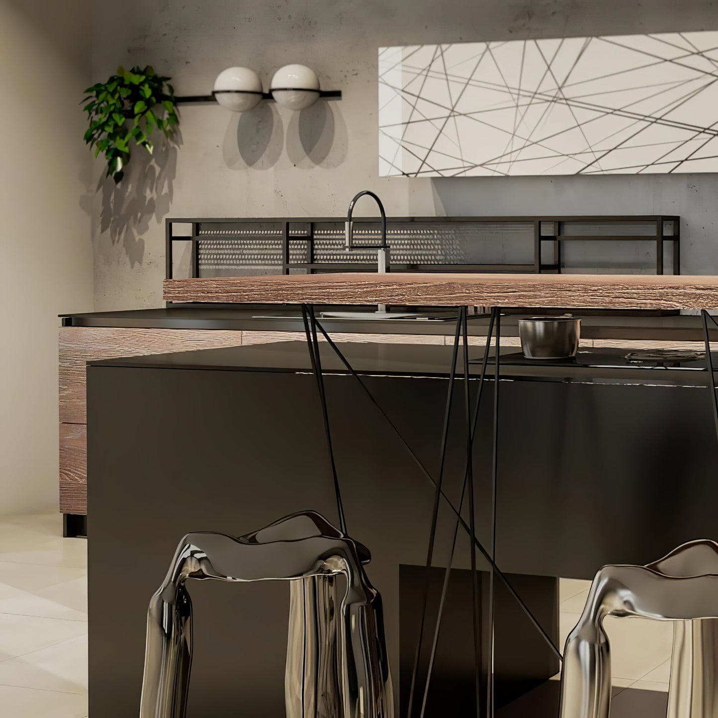 Solstice Orb Wall Light