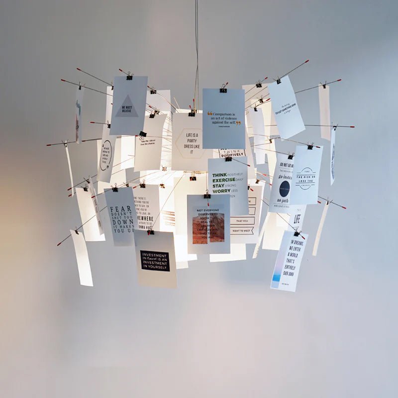 Paper Candelabrum Chandelier