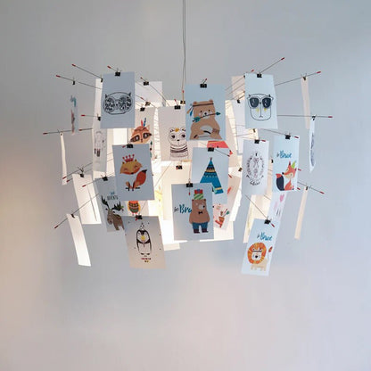 Paper Candelabrum Chandelier