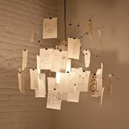 Paper Candelabrum Chandelier