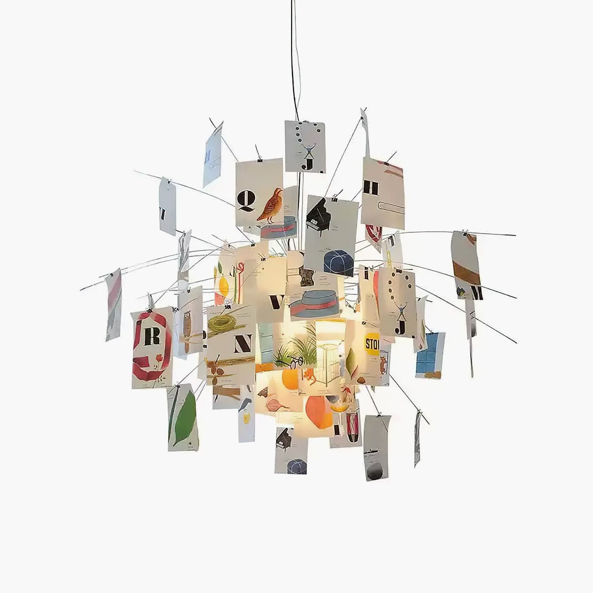 Paper Candelabrum Chandelier