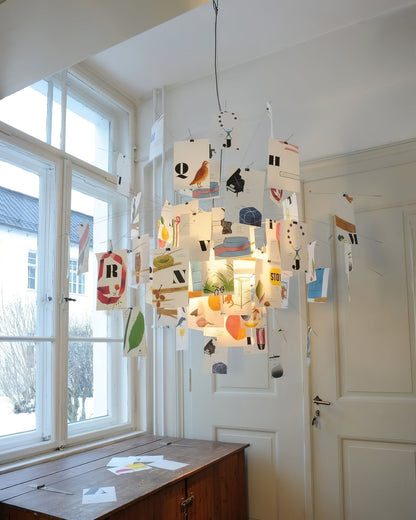 Paper Candelabrum Chandelier