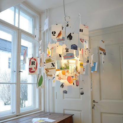 Paper Candelabrum Chandelier