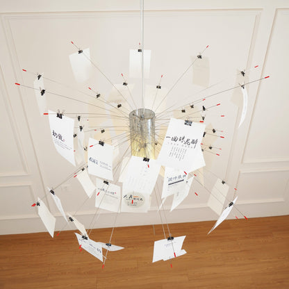 Paper Candelabrum Chandelier