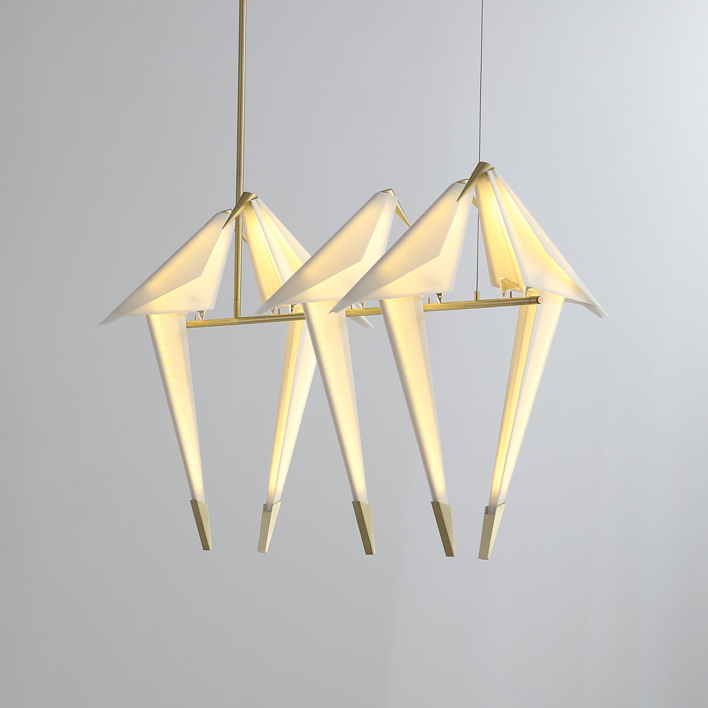 Paper Crane Bird LED Electrolier Chandelier