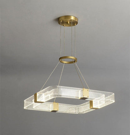 Parallel LED Gasolier Chandelier