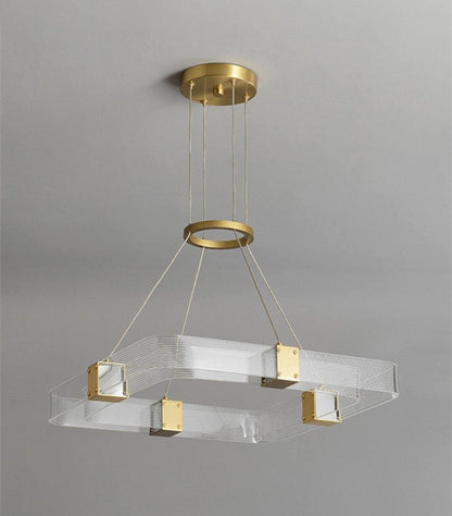 Parallel LED Gasolier Chandelier