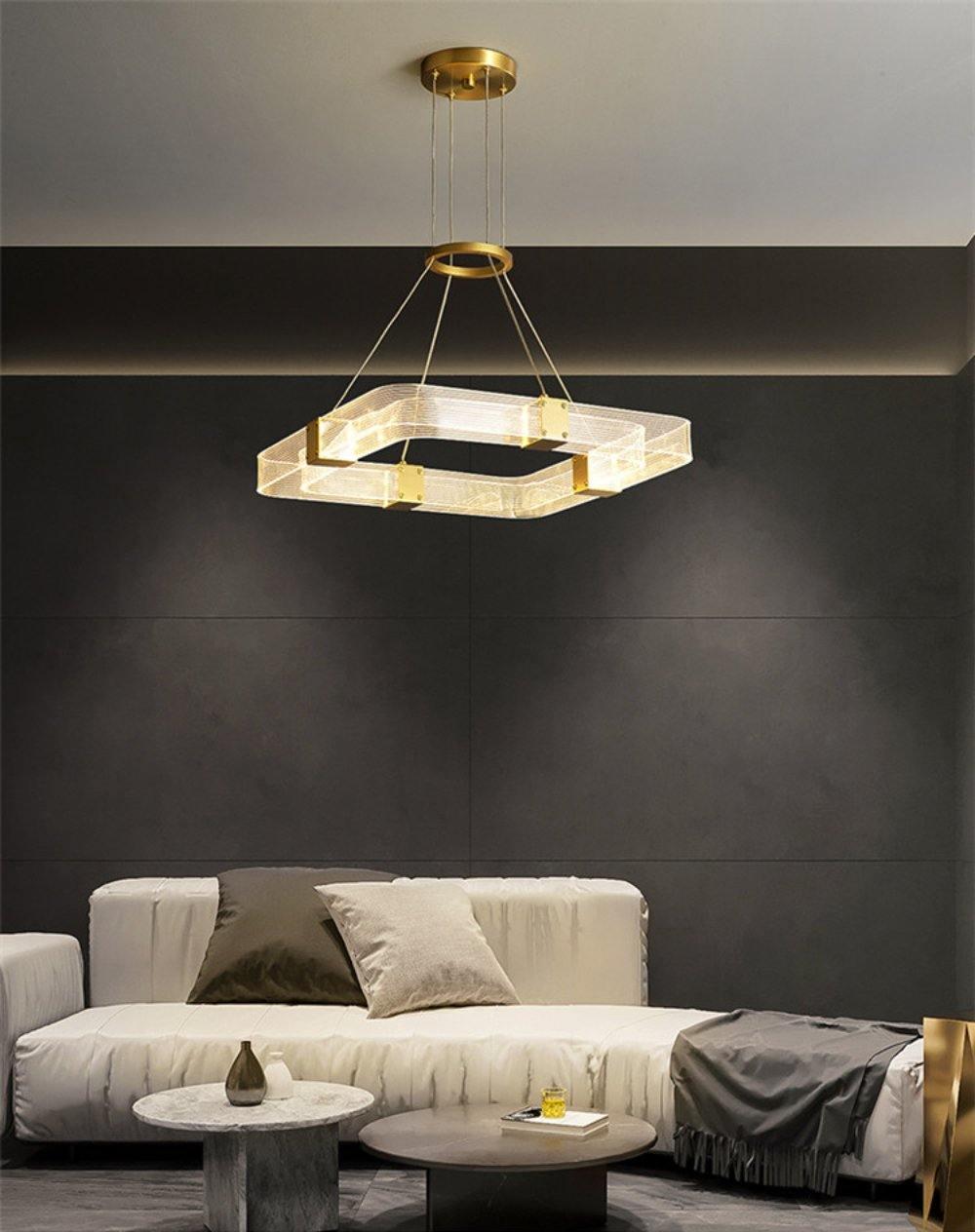 Parallel LED Gasolier Chandelier