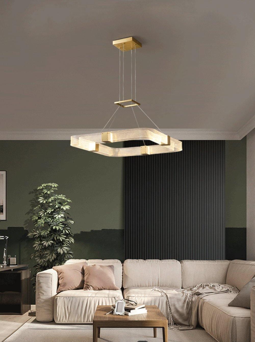 Parallel LED Gasolier Chandelier