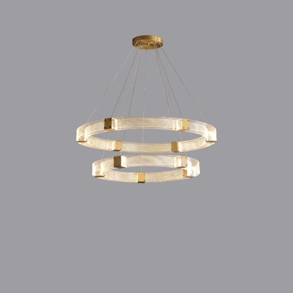 Parallel LED Gasolier Chandelier