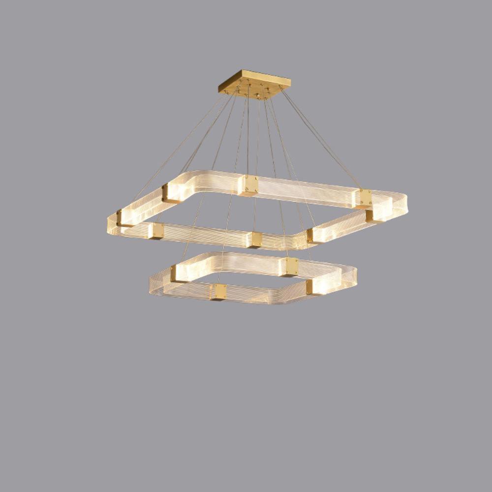 Parallel LED Gasolier Chandelier