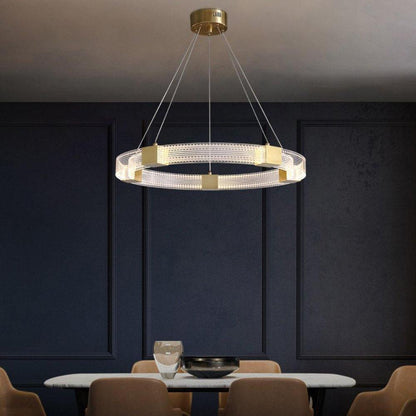 Parallel Ring LED Electrolier Chandelier