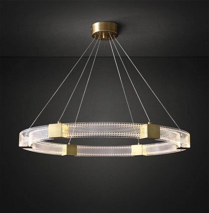 Parallel Ring LED Electrolier Chandelier