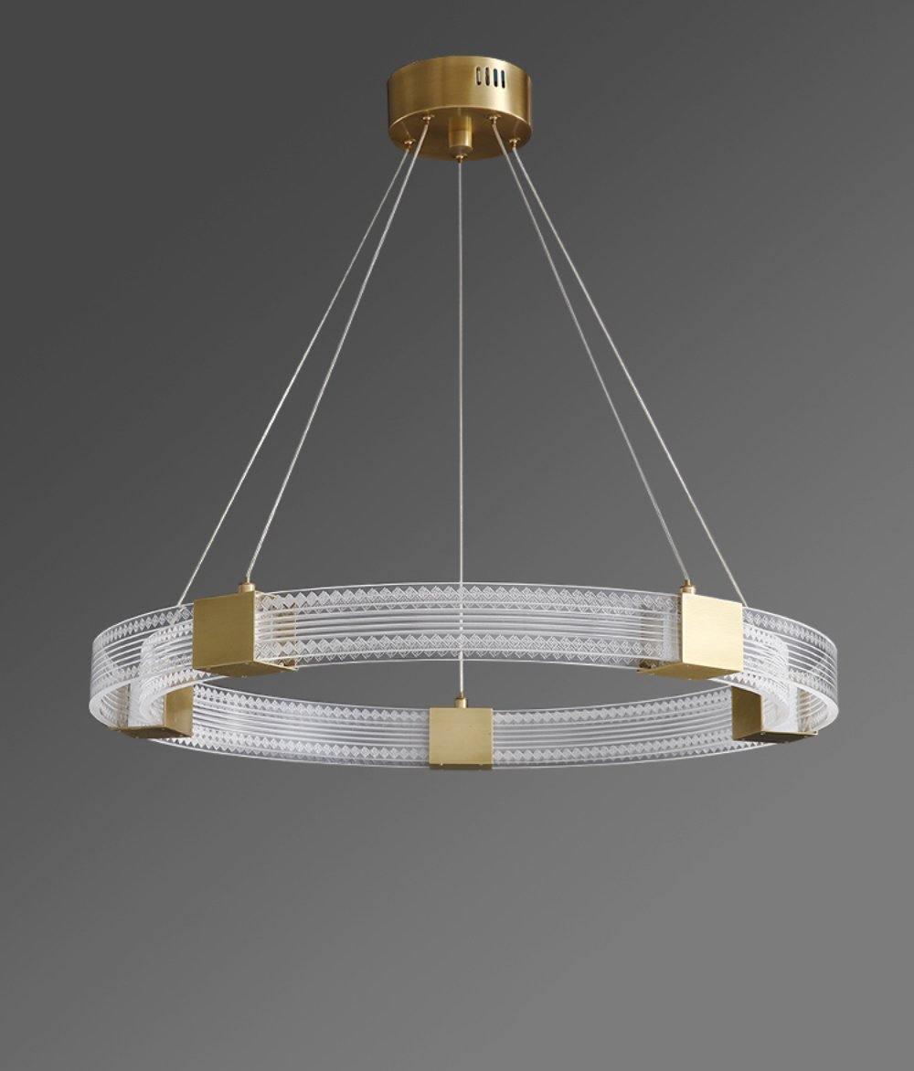 Parallel Ring LED Electrolier Chandelier