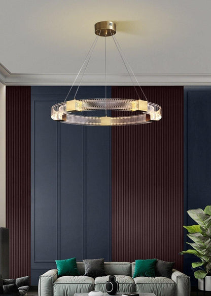 Parallel Ring LED Electrolier Chandelier