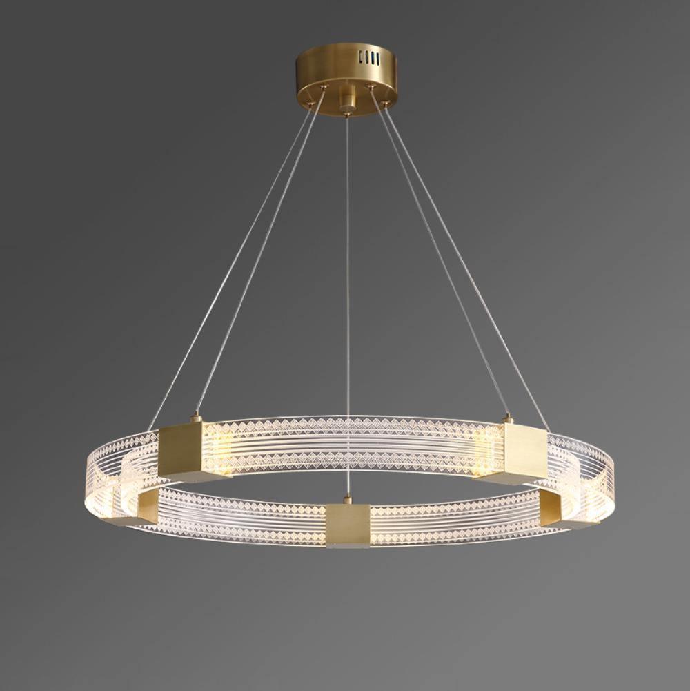 Parallel Ring LED Electrolier Chandelier