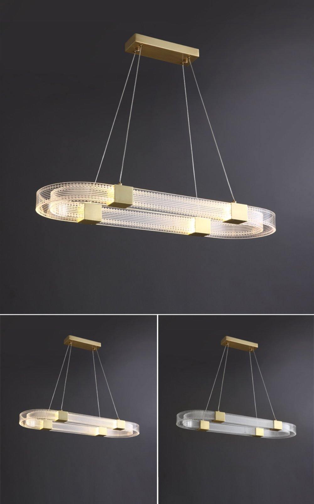 Parallel Ring LED Electrolier Chandelier