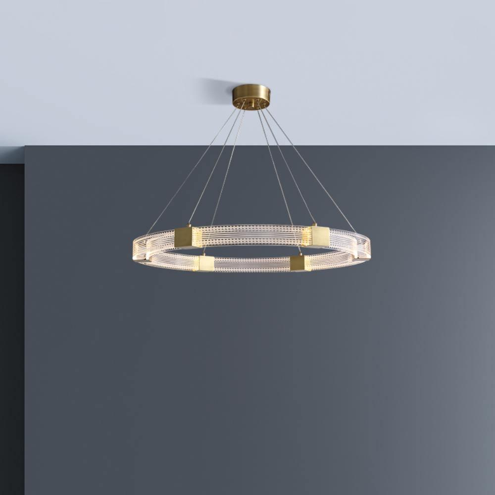 Parallel Ring LED Electrolier Chandelier