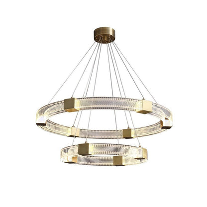 Parallel Ring LED Electrolier Chandelier