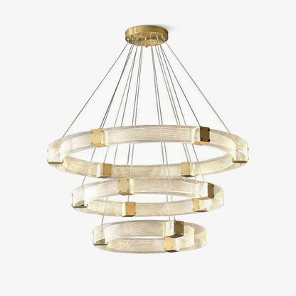 Parallel LED Gasolier Chandelier