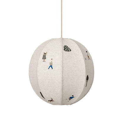 Park Embroidered Textile Houselight Pendant Lamp