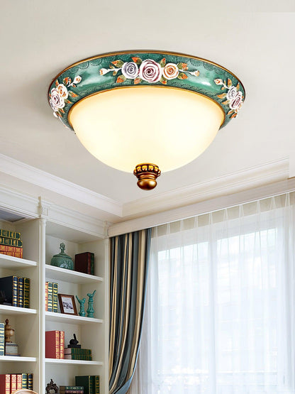 Pastoral Bowl Overhead light Ceiling Light