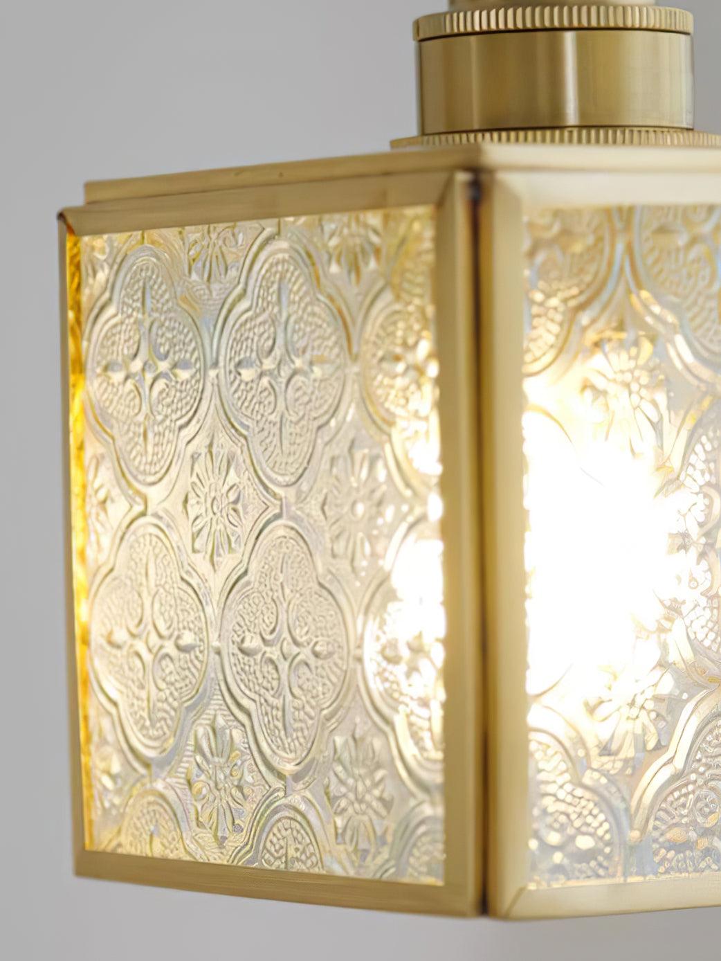 Patterned Glass Ceiling light fitting Pendant Lamp