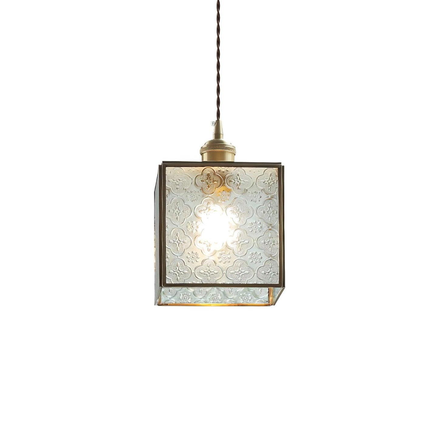 Patterned Glass Ceiling light fitting Pendant Lamp