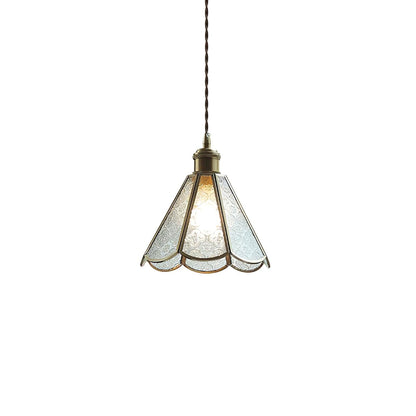 Patterned Glass Ceiling light fitting Pendant Lamp