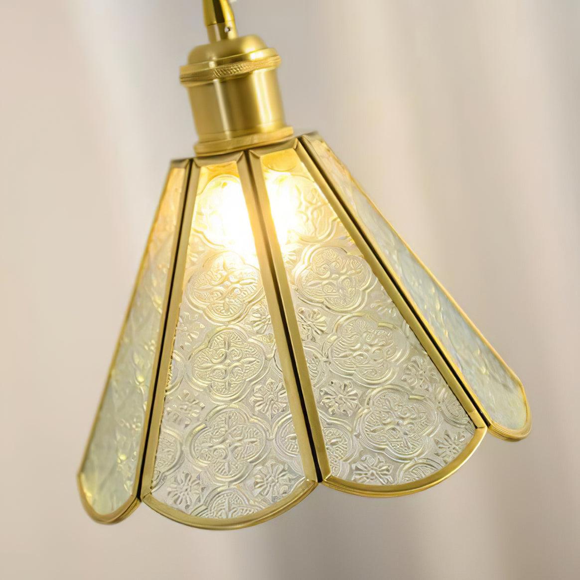 Patterned Glass Ceiling light fitting Pendant Lamp