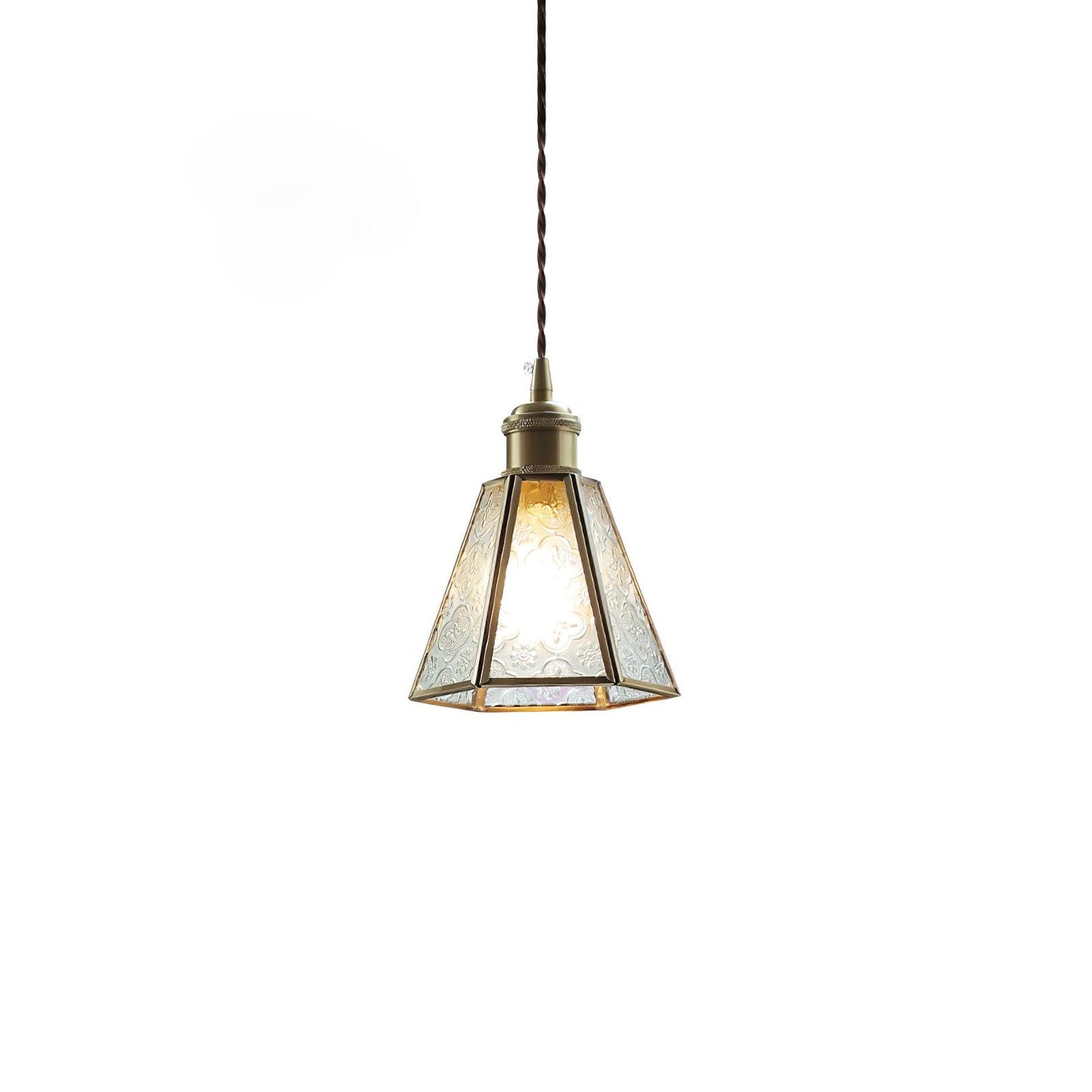 Patterned Glass Ceiling light fitting Pendant Lamp