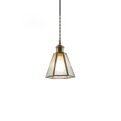 Patterned Glass Ceiling light fitting Pendant Lamp