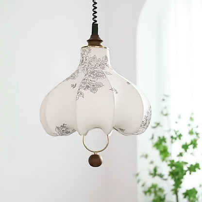 Pear Fabric Houselight Pendant Lamp