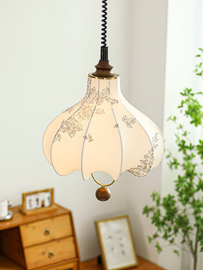 Pear Fabric Houselight Pendant Lamp