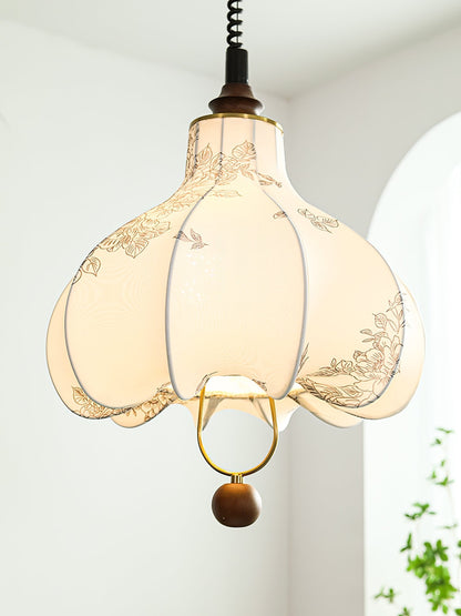 Pear Fabric Houselight Pendant Lamp