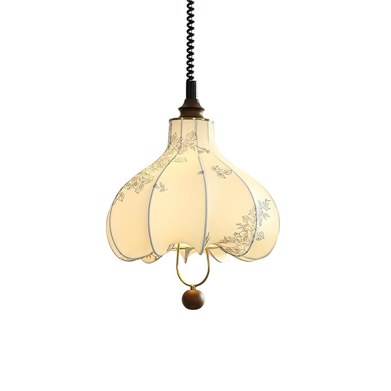 Pear Fabric Houselight Pendant Lamp