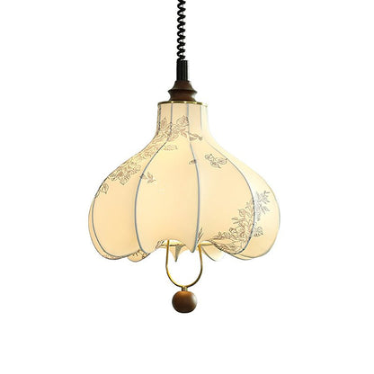 Pear Fabric Houselight Pendant Lamp