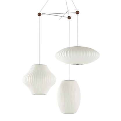 Triple Pear Bubble Droplight Pendant Lamp