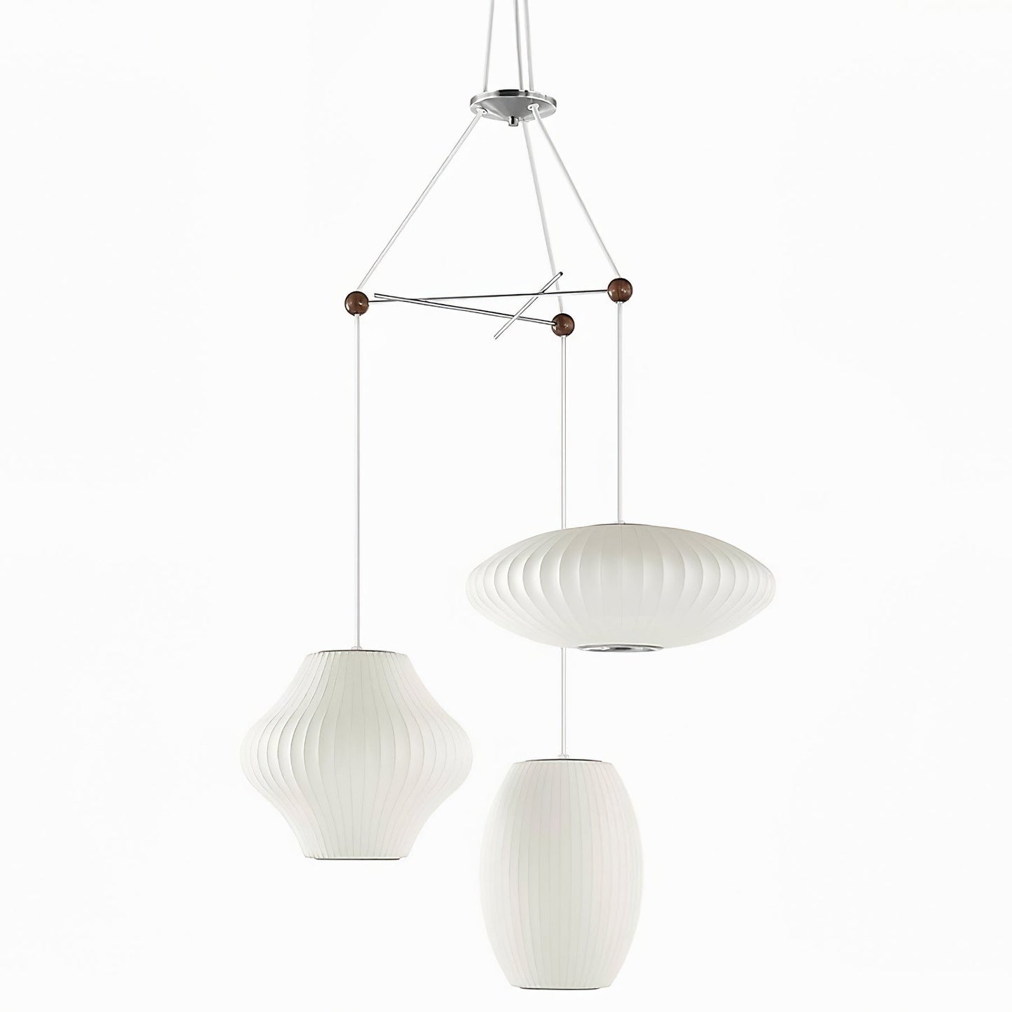 Triple Pear Bubble Droplight Pendant Lamp