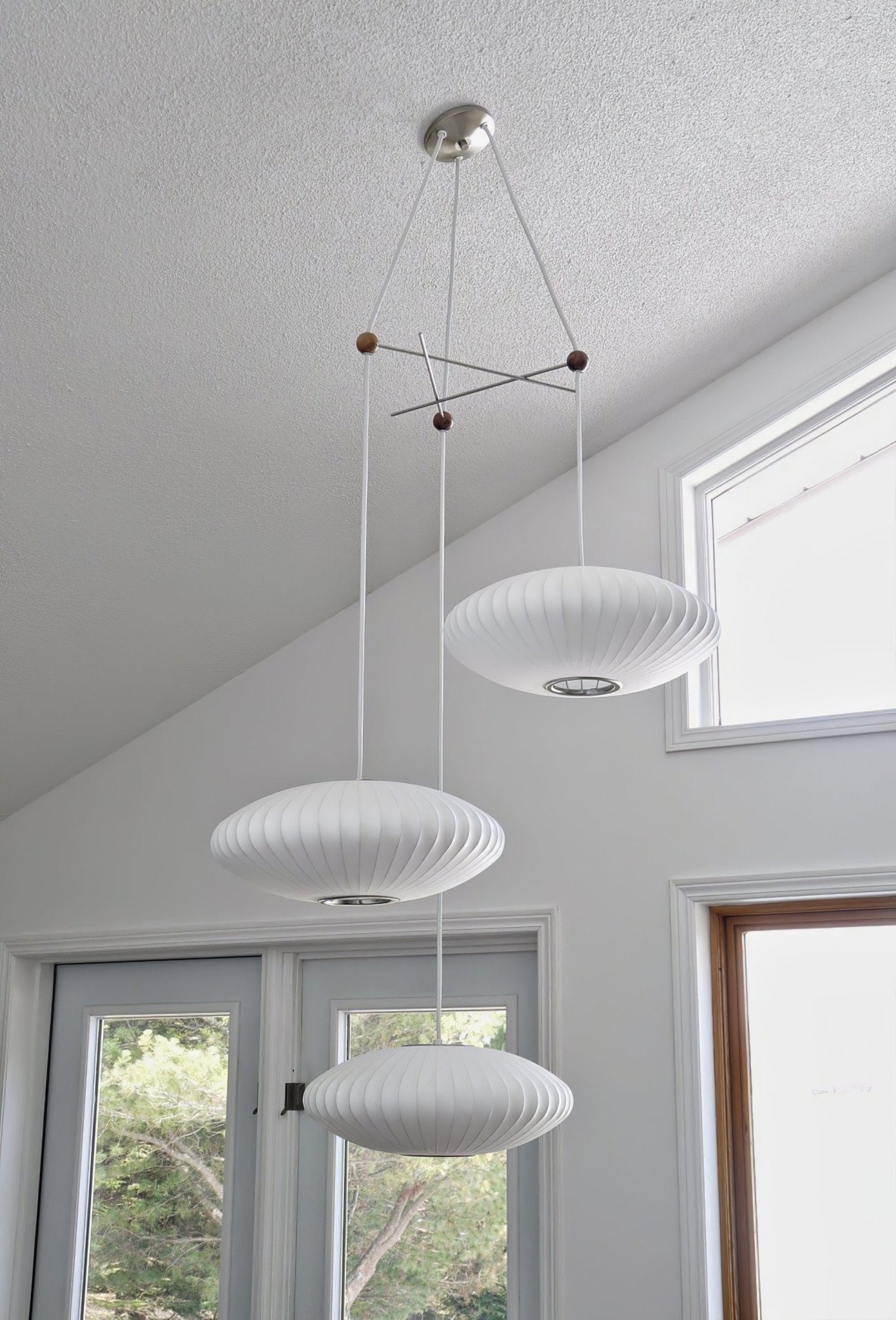 Triple Pear Bubble Droplight Pendant Lamp