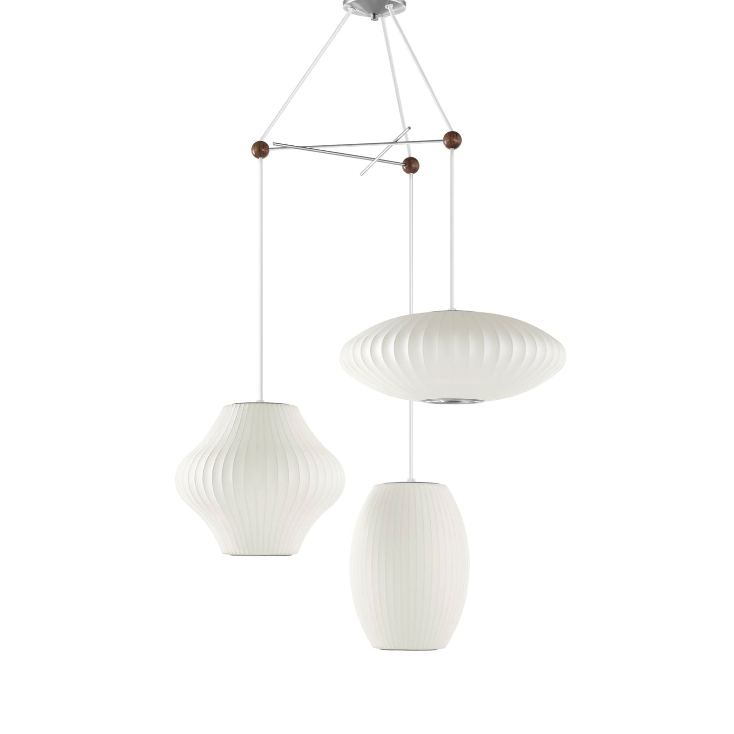 Triple Pear Bubble Droplight Pendant Lamp