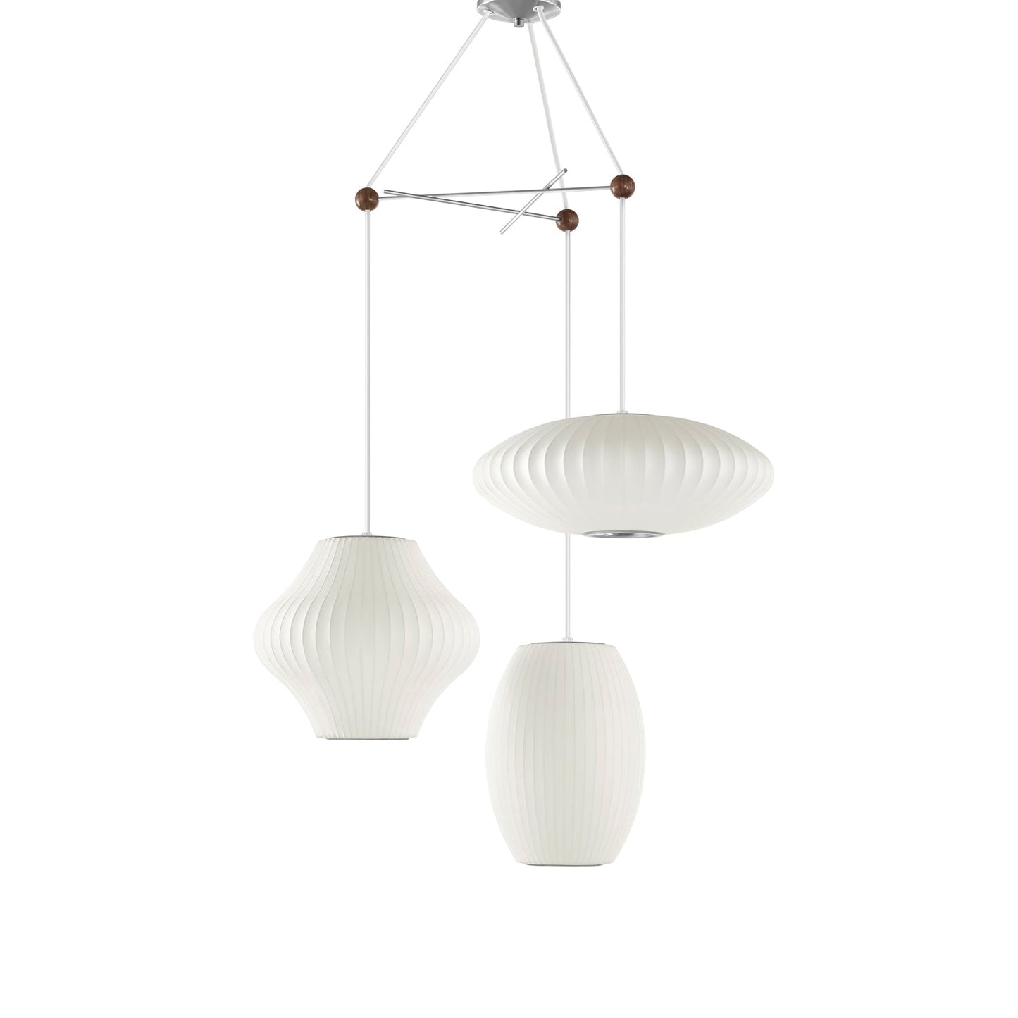 Triple Pear Bubble Droplight Pendant Lamp