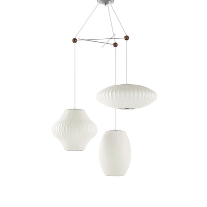 Triple Pear Bubble Droplight Pendant Lamp