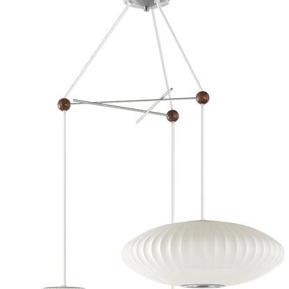 Triple Pear Bubble Droplight Pendant Lamp