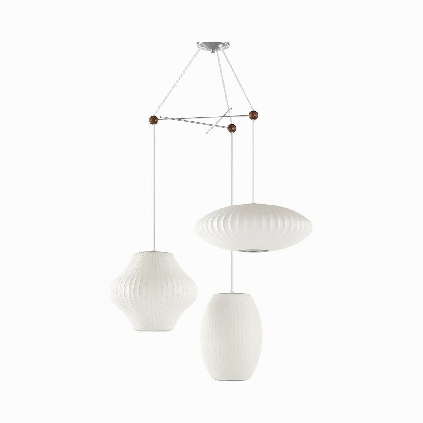 Triple Pear Bubble Droplight Pendant Lamp