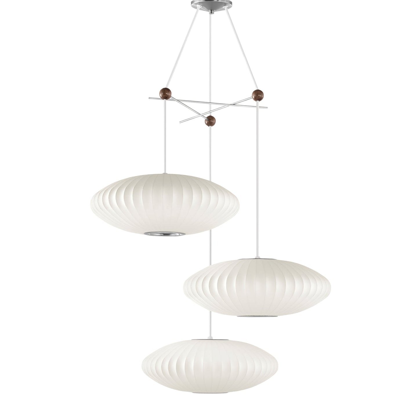 Triple Pear Bubble Droplight Pendant Lamp